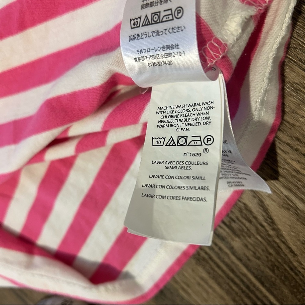 Polo Ralph Lauren Striped Cotton Jersey Tee Dress - Picture 7 of 8